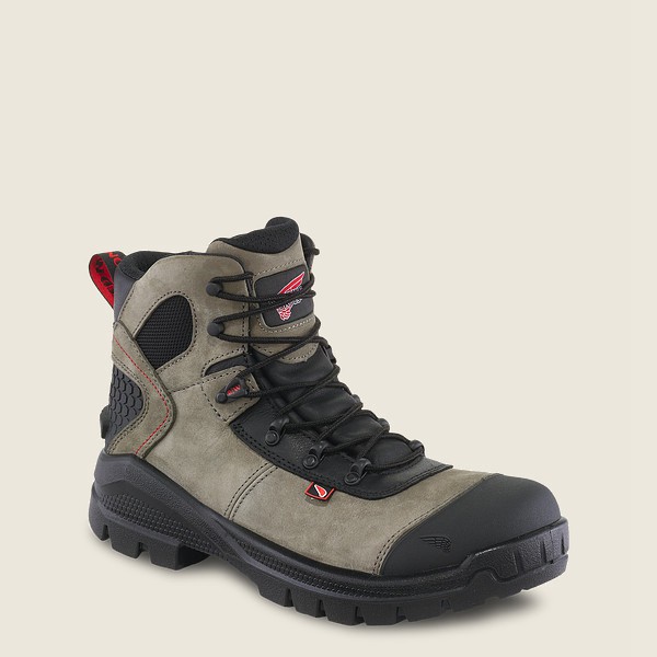 Red Wing Safety Bot Erkek - Crv™ - 6-Inch Toe - Zeytin Yeşili/Siyah - 58IYOQDTF